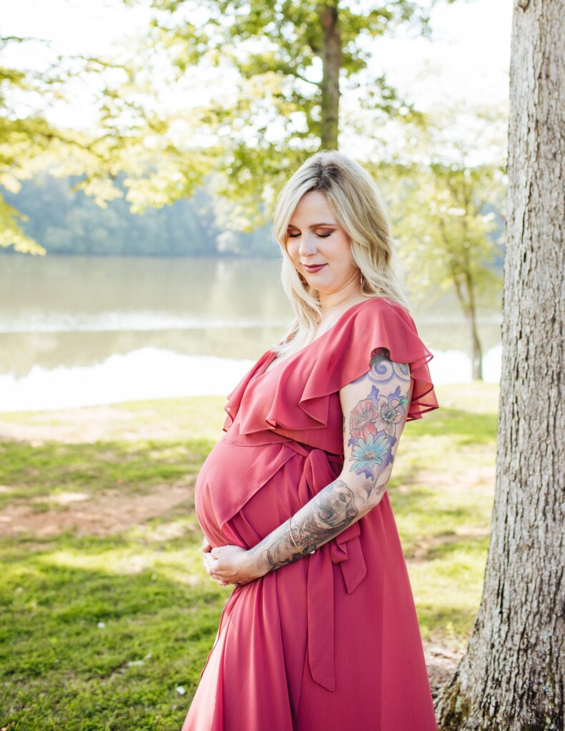 Maternity photos with Brooke Grogan Photography in North Carolina.