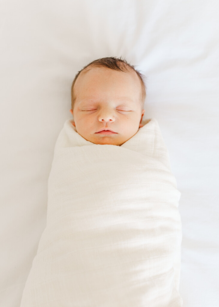 Bundled newborn photo
