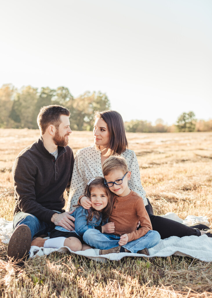 Fall family photos in Summerfield NC