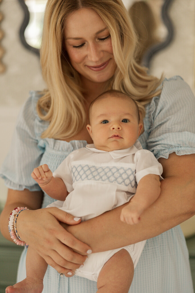 Mommy and Me newborn photo in Winston Salem